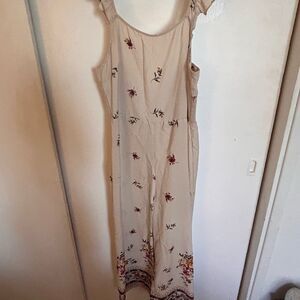 Moon-river Women's Gold and Tan Dress